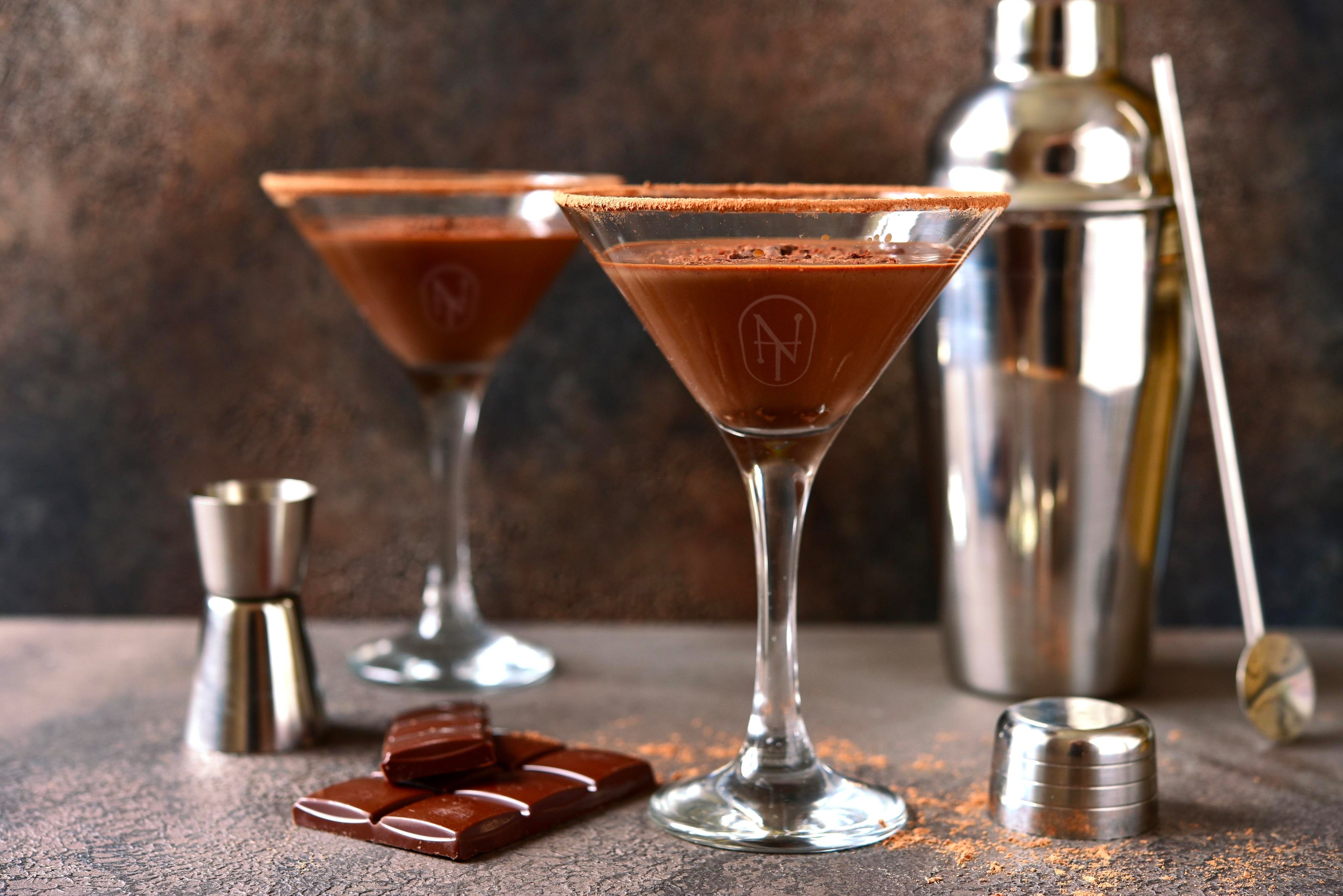 Decadent Chocolate Tines Martini