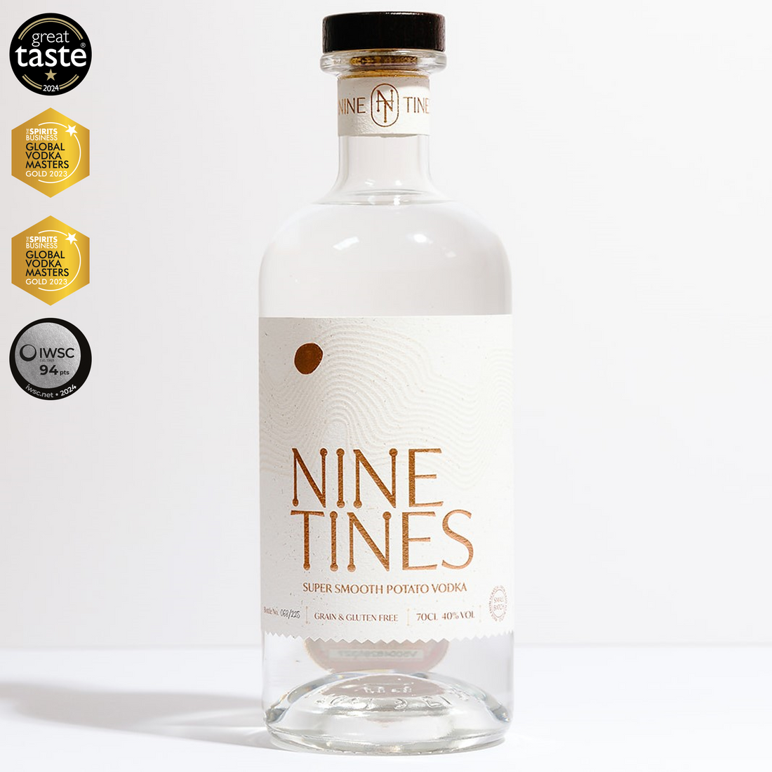 Nine Tines Potato Vodka 70cl